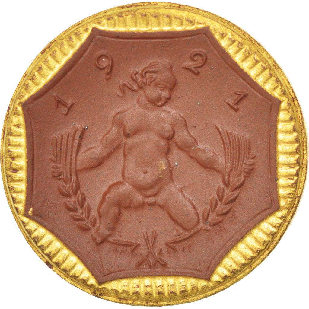 Coin, Germany, 5 Mark, 1921, MS(63), Porcelain