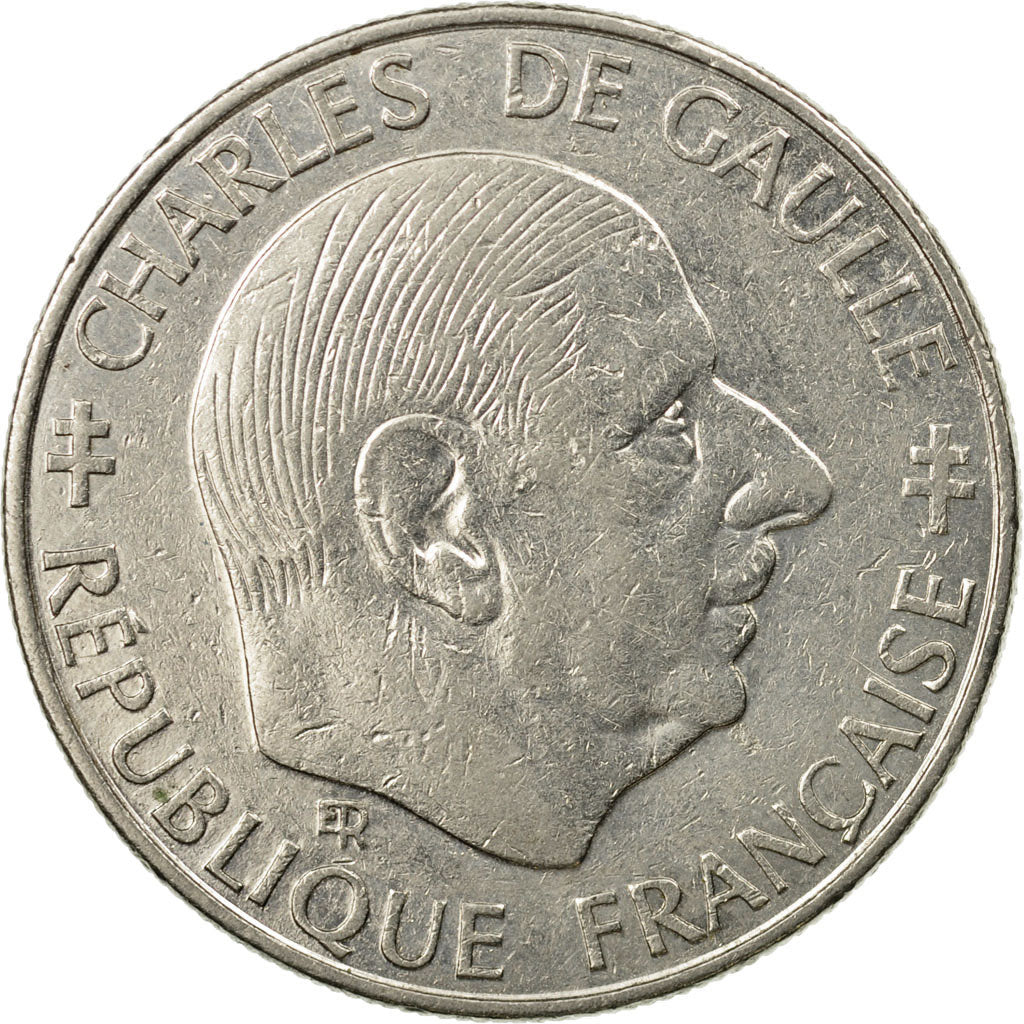 Monnaie, France, Charles de Gaulle, Franc, 1988, Paris, TTB, Nickel