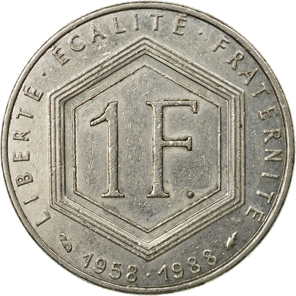 Monnaie, France, Charles de Gaulle, Franc, 1988, Paris, TTB, Nickel