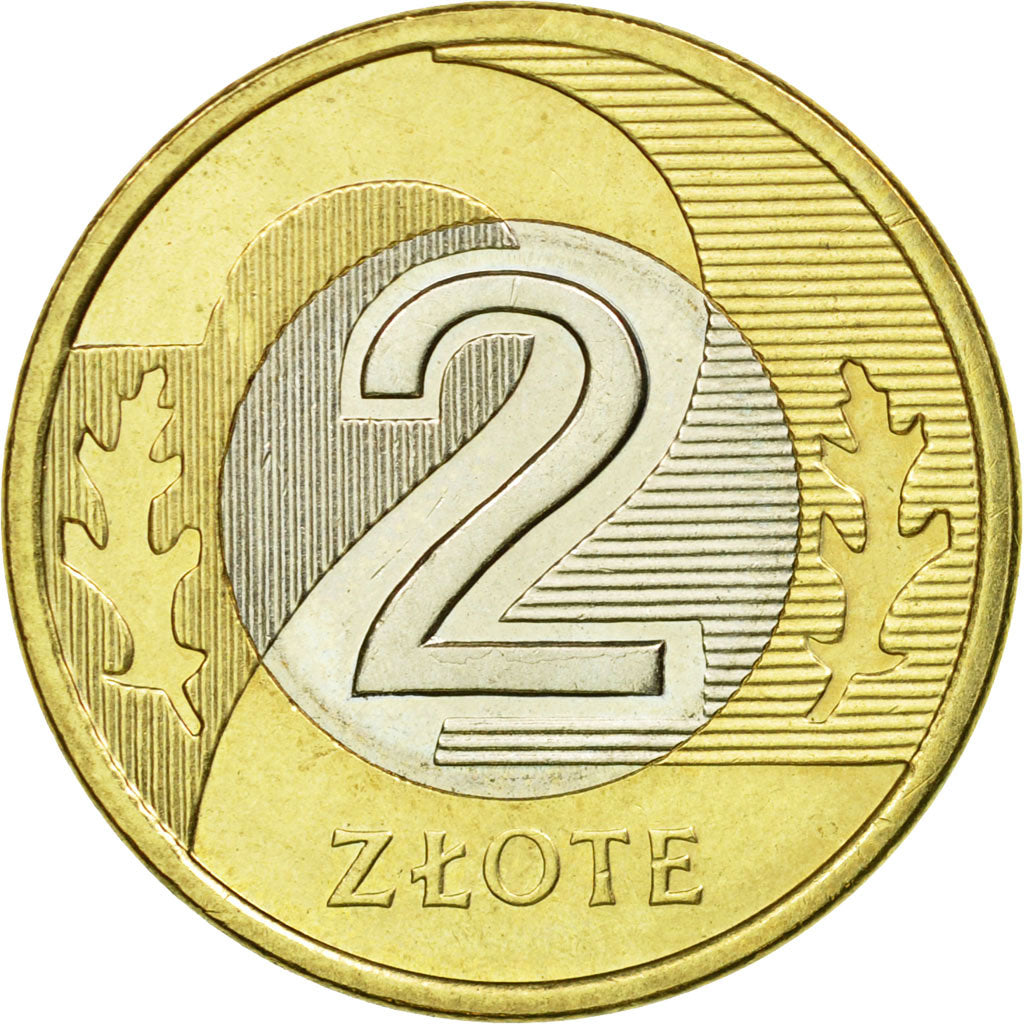 Coin, Poland, 2 Zlote, 2009, Warsaw, EF(40-45), Bi-Metallic, KM:283
