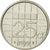 Coin, Netherlands, Beatrix, 25 Cents, 1989, EF(40-45), Nickel, KM:204
