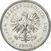Coin, Poland, 2 Zlote, 1990, Warsaw, AU(55-58), Aluminum, KM:80.3
