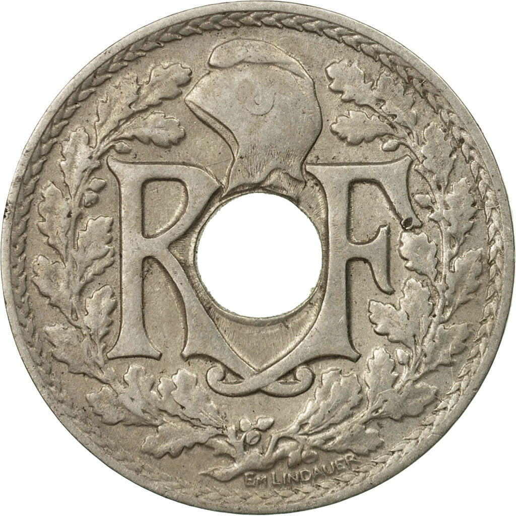 Coin, France, Lindauer, 25 Centimes, 1915, EF(40-45), Nickel, KM:867