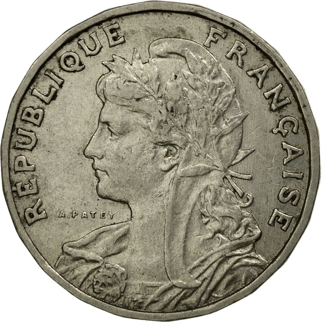 Moneda, Francia, Patey, 25 Centimes, 1904, MBC, Níquel, KM:856, Gadoury:364