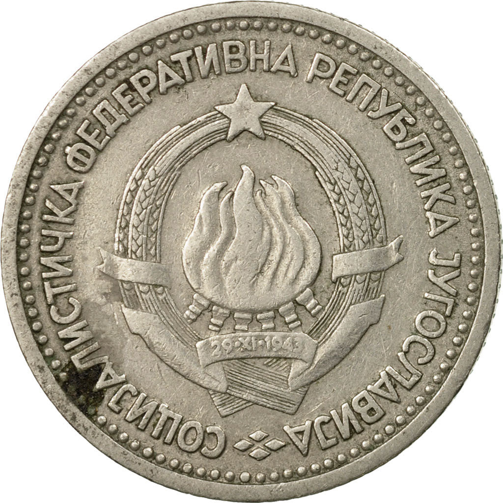 Coin, Yugoslavia, Dinar, 1965, EF(40-45), Copper-nickel, KM:47