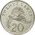 Moneta, Singapore, 20 Cents, 1985, British Royal Mint, BB, Rame-nichel, KM:52