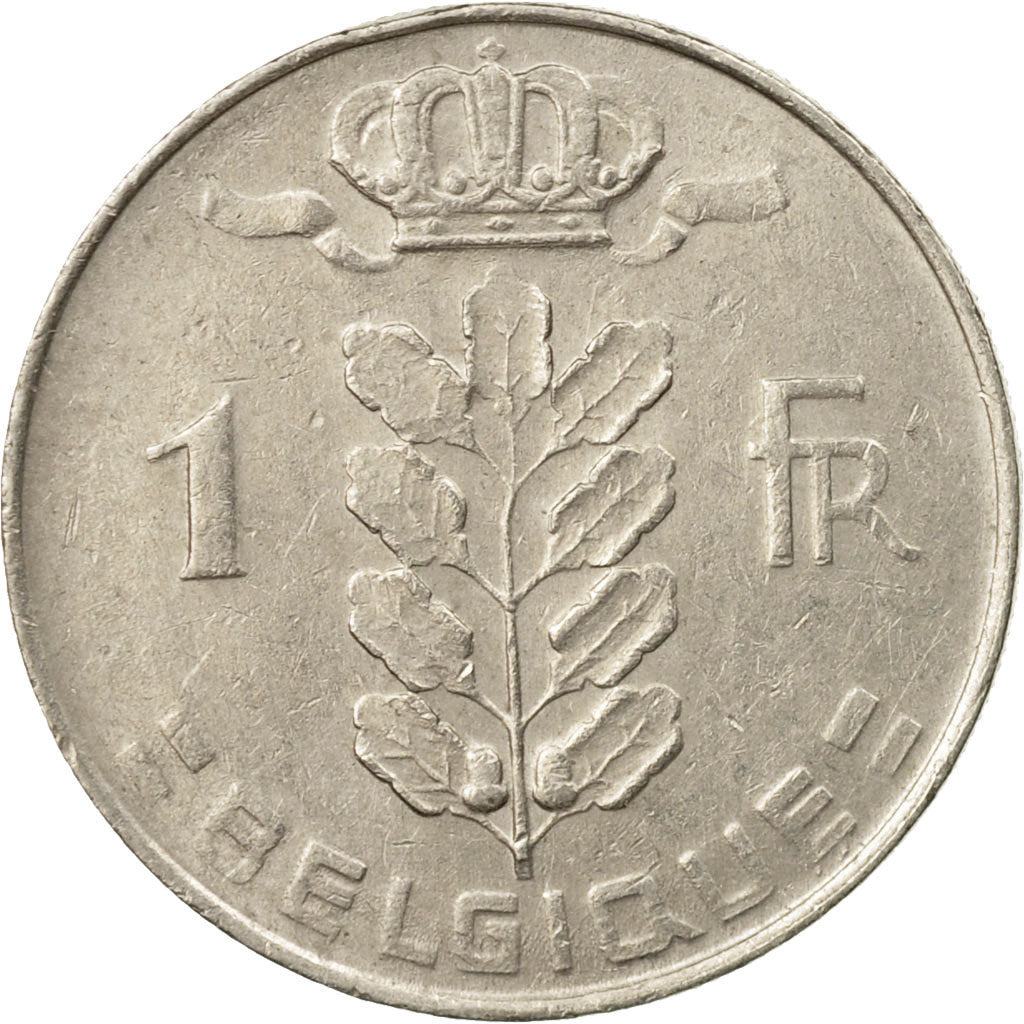 Coin, Belgium, Franc, 1977, EF(40-45), Copper-nickel, KM:142.1
