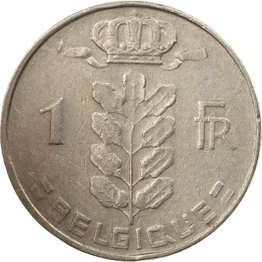 Coin, Belgium, Franc, 1974, VF(20-25), Copper-nickel, KM:142.1
