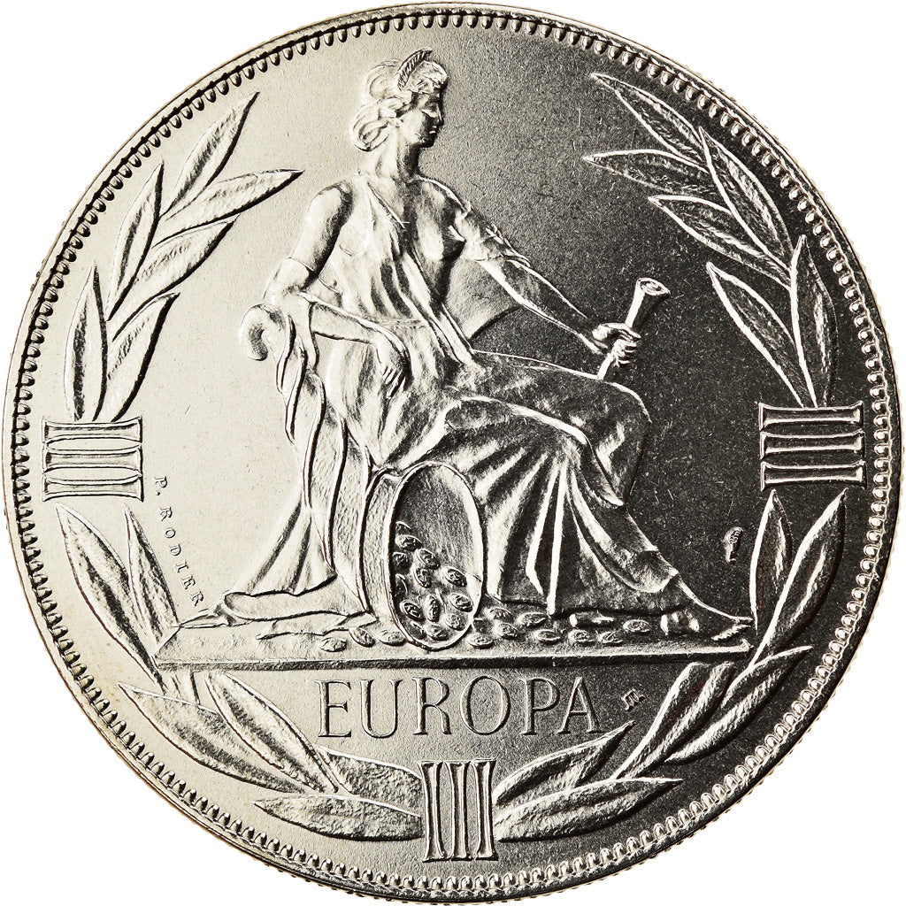 France, Medal, Ecu Europa, Europe Assise, Politics, Society, War, 1981, Rodier