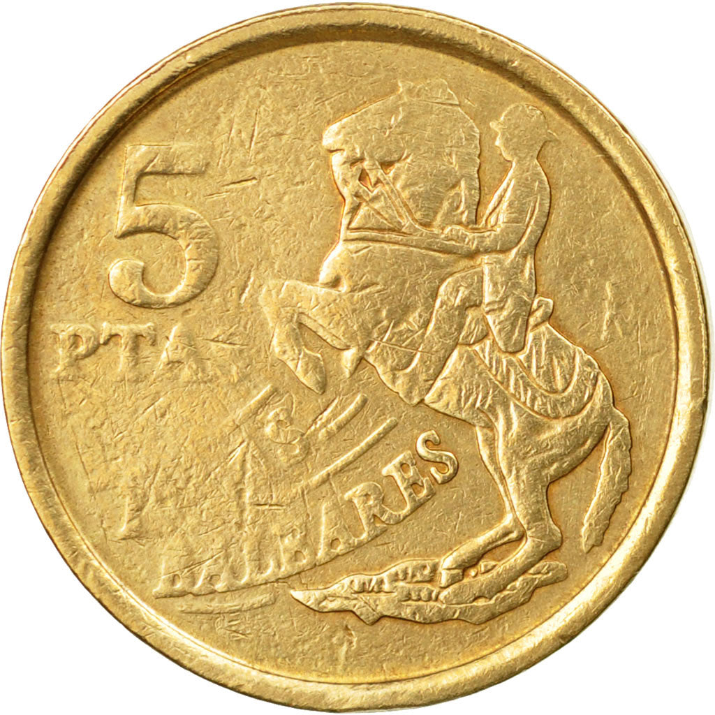 Moneta, Hiszpania, Juan Carlos I, 5 Pesetas, 1997, Madrid, EF(40-45)
