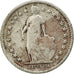 Coin, Switzerland, 1/2 Franc, 1906, Bern, VF(20-25), Silver, KM:23