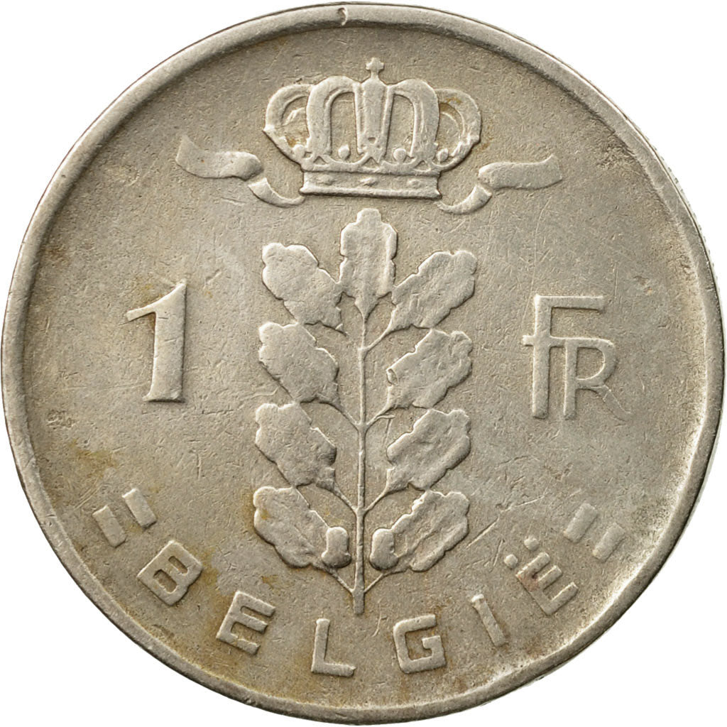 Coin, Belgium, Franc, 1952, EF(40-45), Copper-nickel, KM:143.1