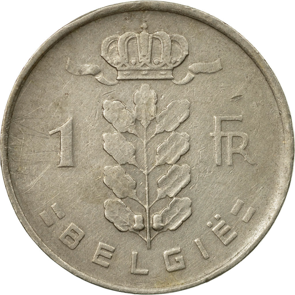 Coin, Belgium, Franc, 1952, VF(30-35), Copper-nickel, KM:143.1