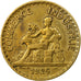 Moneda, Francia, Chambre de commerce, 2 Francs, 1925, Paris, BC+, Aluminio -