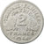Moneta, Francia, Bazor, 2 Francs, 1944, Castelsarrasin, BB, Alluminio, KM:904.3