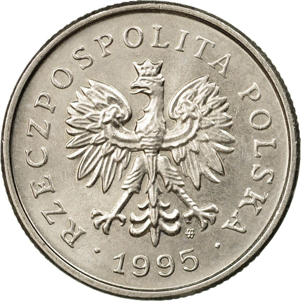 Coin, Poland, Zloty, 1995, Warsaw, EF(40-45), Copper-nickel, KM:282