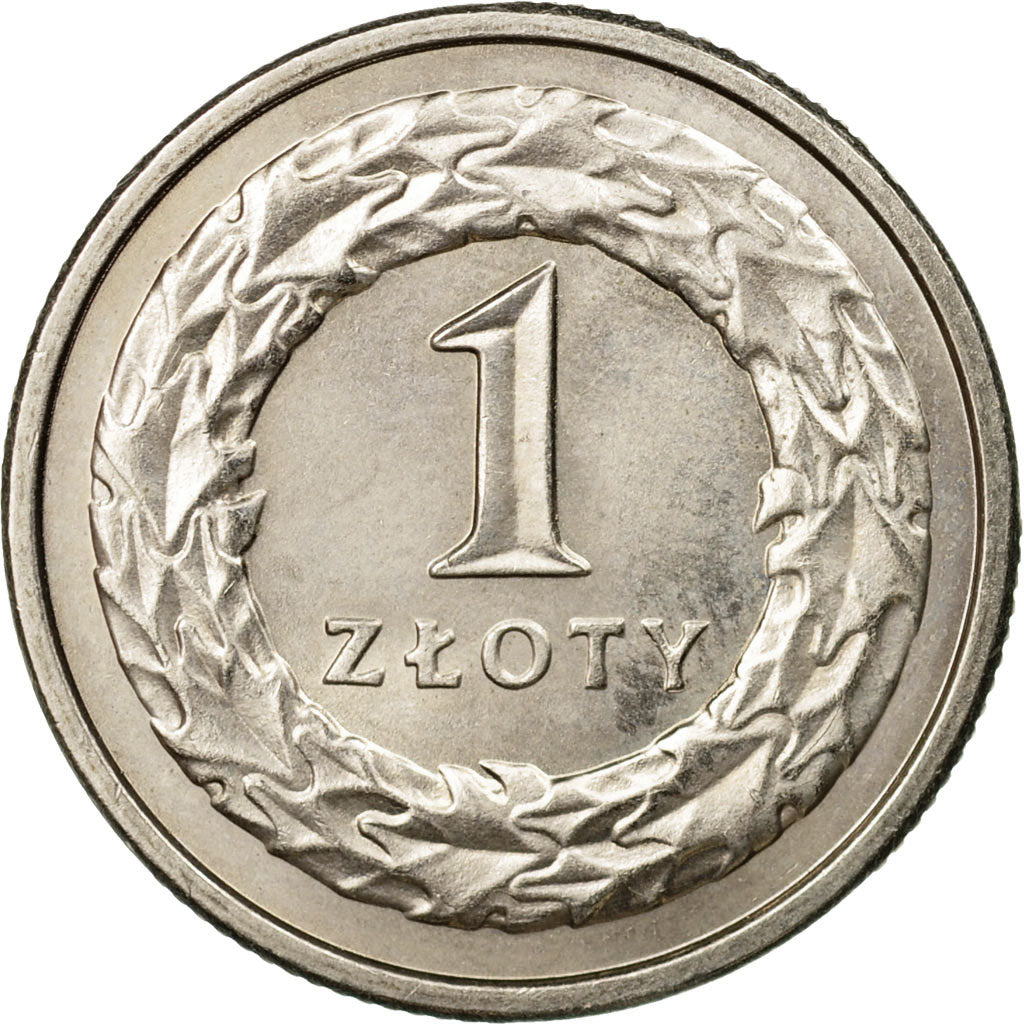 Coin, Poland, Zloty, 1995, Warsaw, EF(40-45), Copper-nickel, KM:282