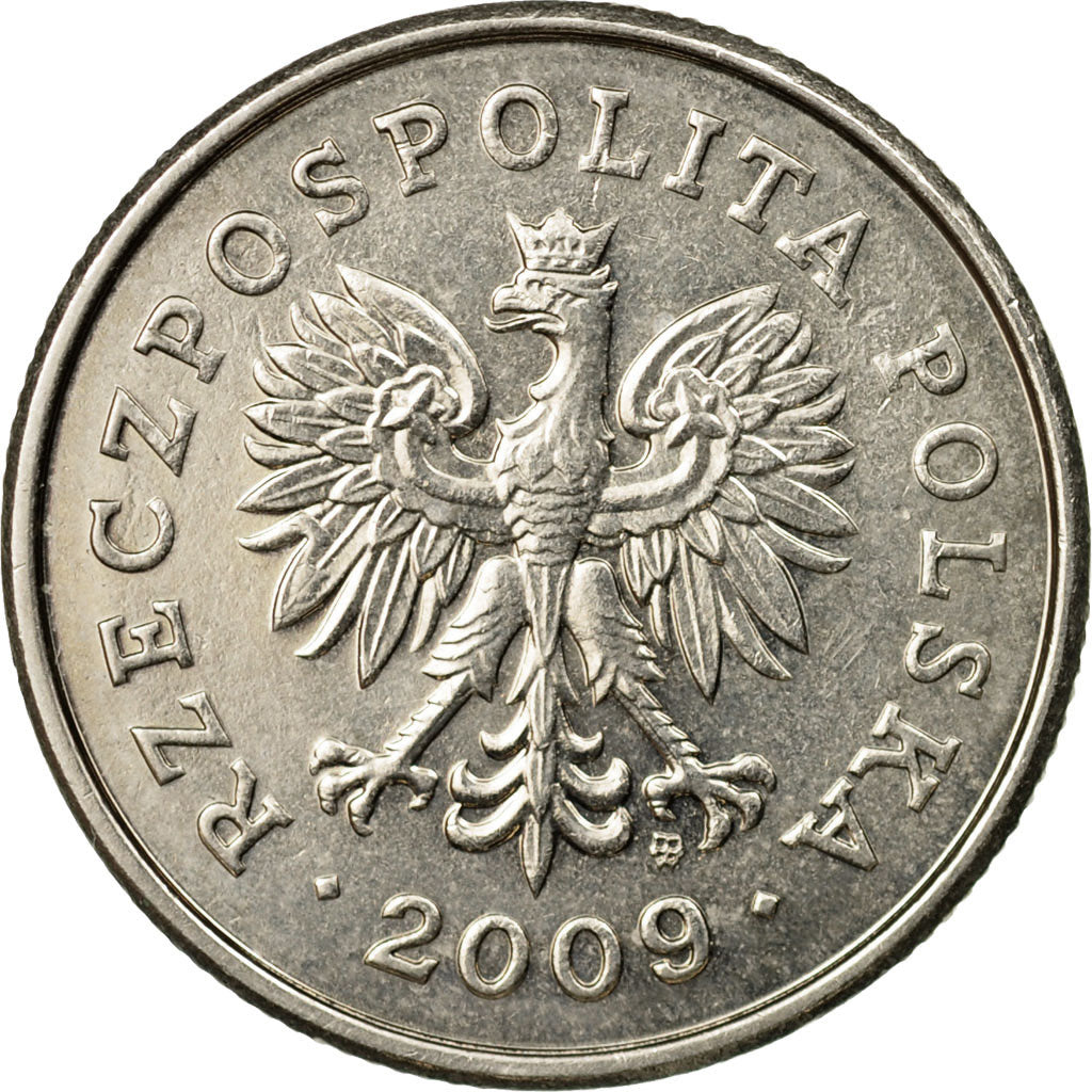 Moneda, Polonia, Zloty, 2009, Warsaw, MBC, Cobre - níquel, KM:282