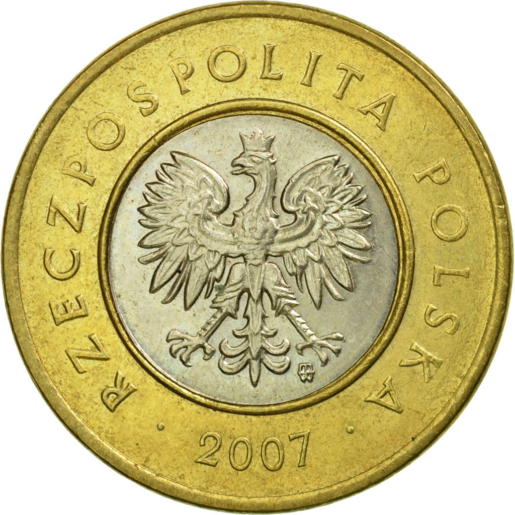 Moneta, Polska, 2 Zlote, 2007, Warsaw, EF(40-45), Bimetaliczny, KM:283