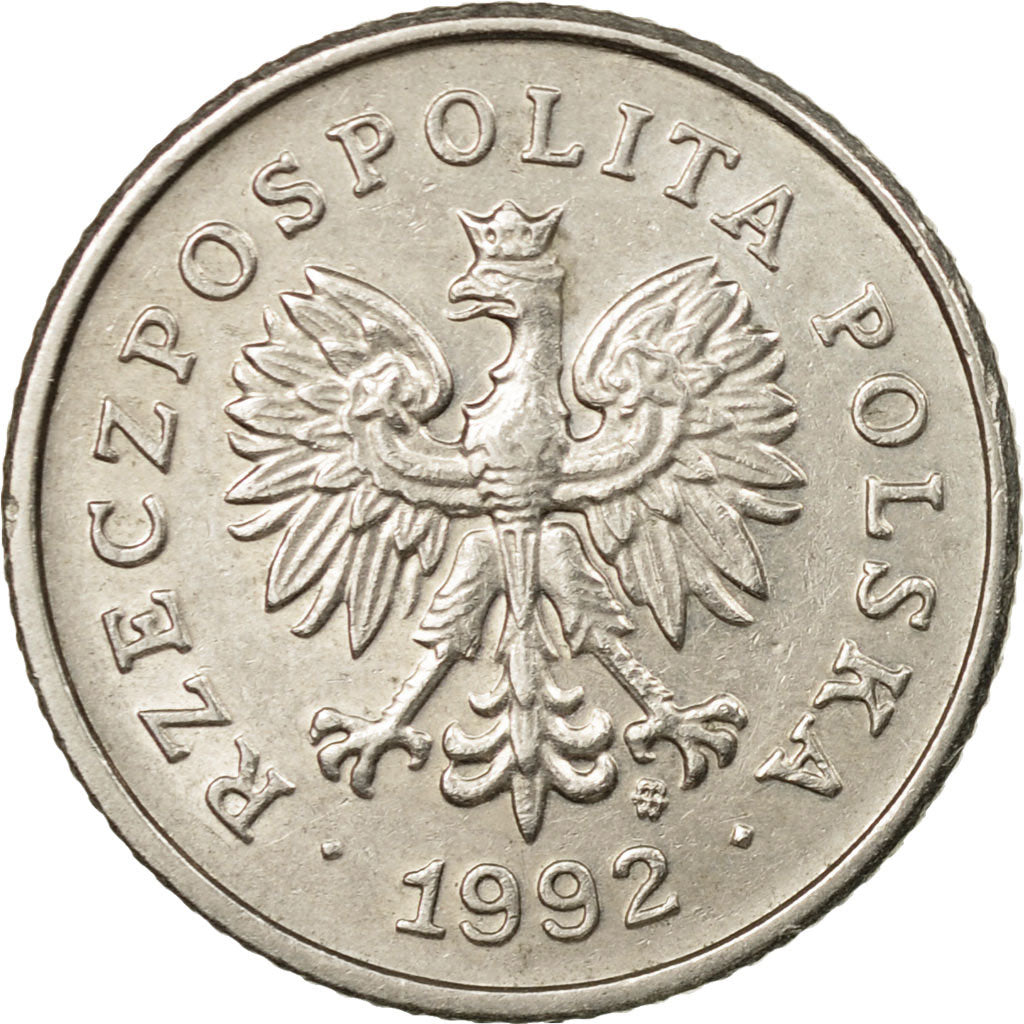 Monnaie, Pologne, 50 Groszy, 1992, Warsaw, TTB, Copper-nickel, KM:281