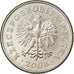 Coin, Poland, 50 Groszy, 2008, Warsaw, EF(40-45), Copper-nickel, KM:281