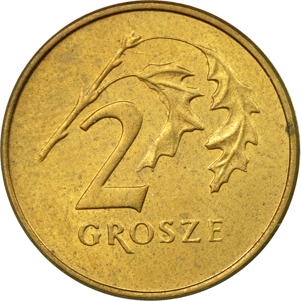 Moneta, Polonia, 2 Grosze, 1991, Warsaw, BB, Ottone, KM:277