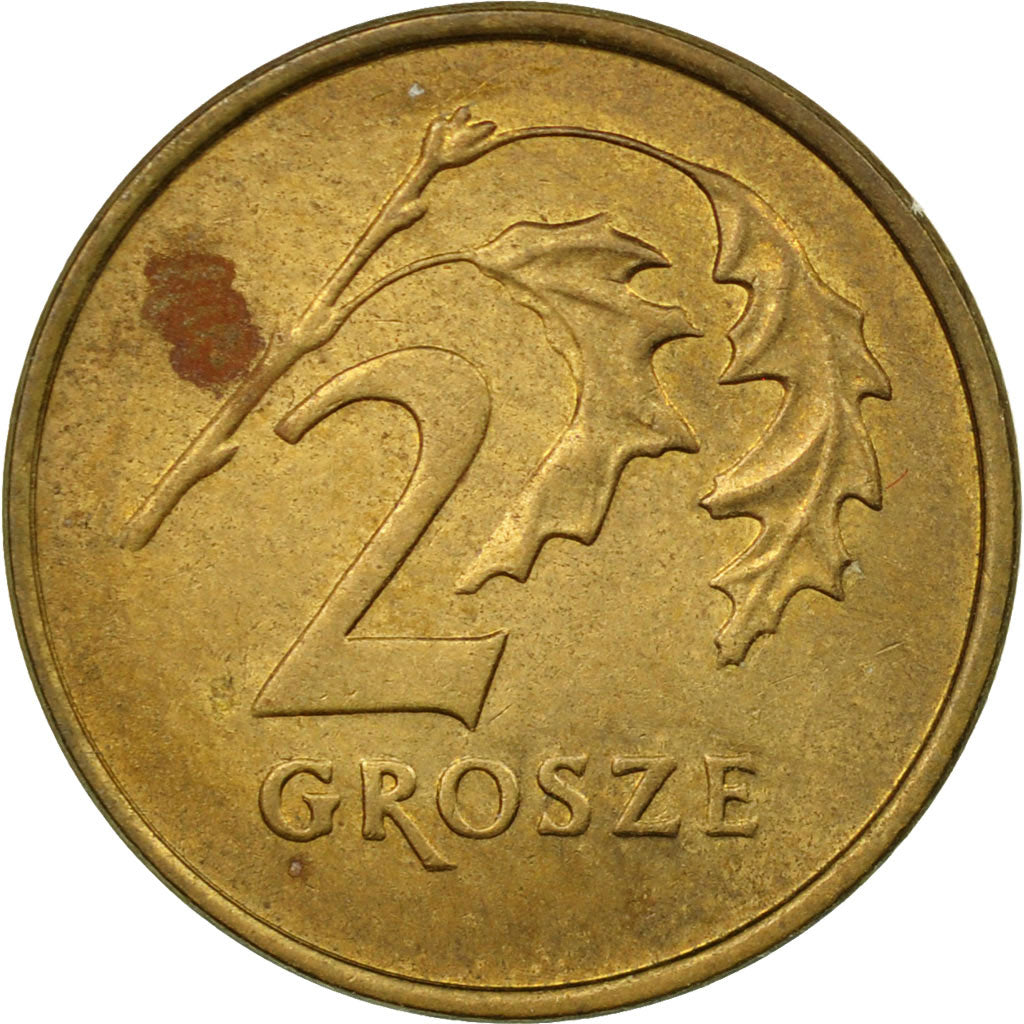 Moneta, Polonia, 2 Grosze, 1997, Warsaw, BB, Ottone, KM:277