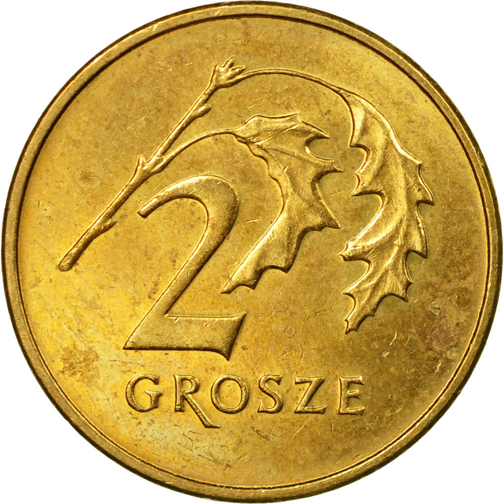 Moneta, Polonia, 2 Grosze, 2011, Warsaw, BB, Ottone, KM:277