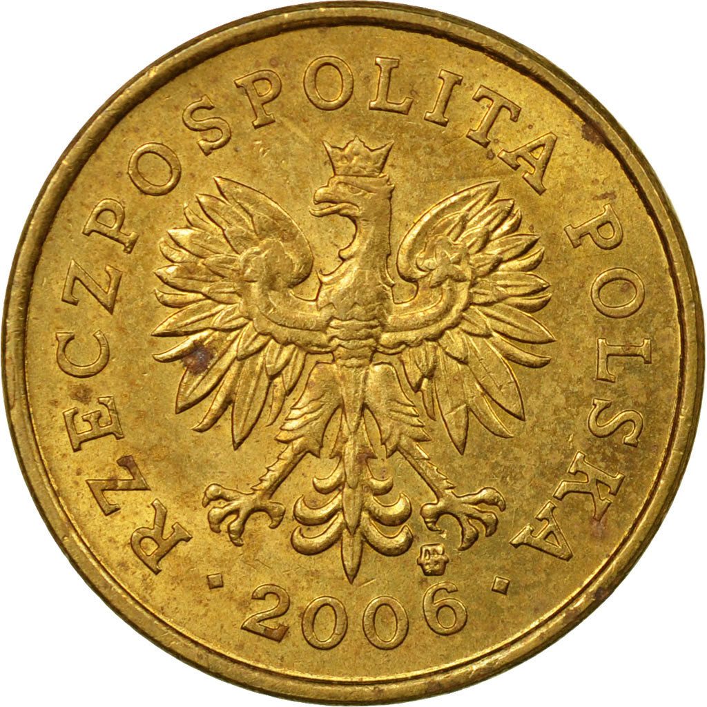 Coin, Poland, 2 Grosze, 2006, Warsaw, EF(40-45), Brass, KM:277
