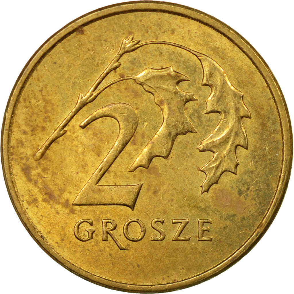 Coin, Poland, 2 Grosze, 2006, Warsaw, EF(40-45), Brass, KM:277
