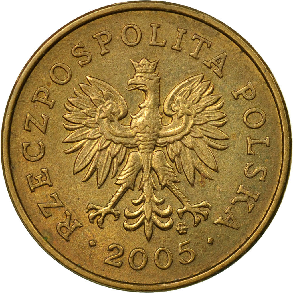 Moneta, Polonia, 2 Grosze, 2005, Warsaw, BB, Ottone, KM:277