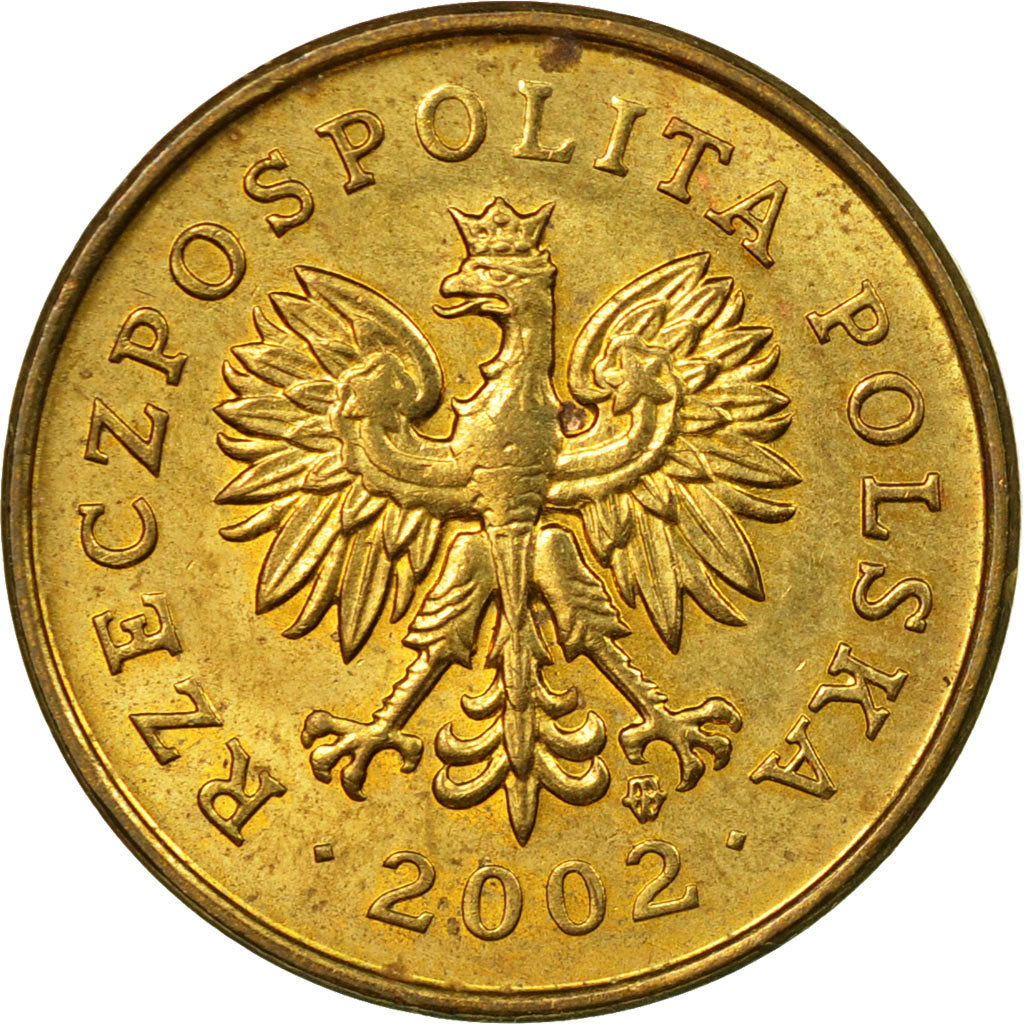 Moneta, Polonia, 2 Grosze, 2002, Warsaw, BB, Ottone, KM:277