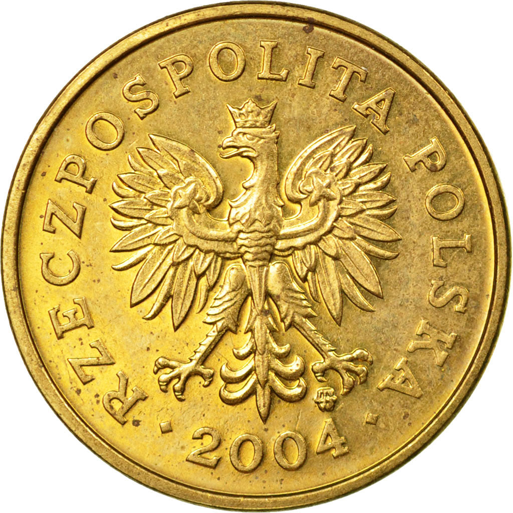 Moneta, Polonia, 2 Grosze, 2004, Warsaw, BB, Ottone, KM:277