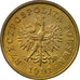 Coin, Poland, 5 Groszy, 1991, Warsaw, EF(40-45), Brass, KM:278
