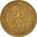 Coin, Poland, 5 Groszy, 2006, Warsaw, EF(40-45), Brass, KM:278