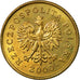 Coin, Poland, 5 Groszy, 2000, Warsaw, EF(40-45), Brass, KM:278