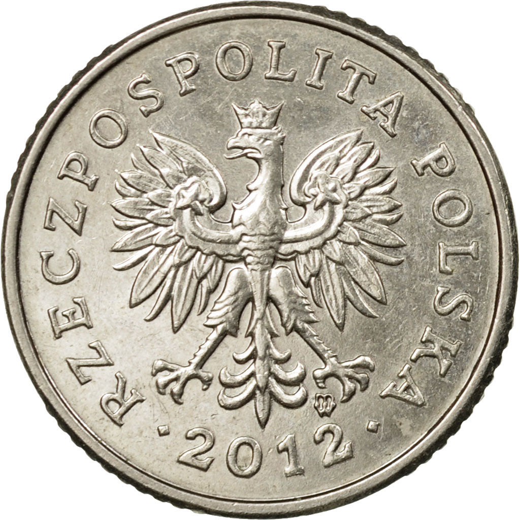Monnaie, Pologne, 10 Groszy, 2012, Warsaw, TTB, Copper-nickel, KM:279
