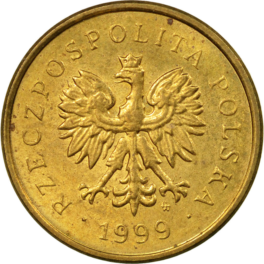 Coin, Poland, 2 Grosze, 1999, Warsaw, EF(40-45), Brass, KM:277