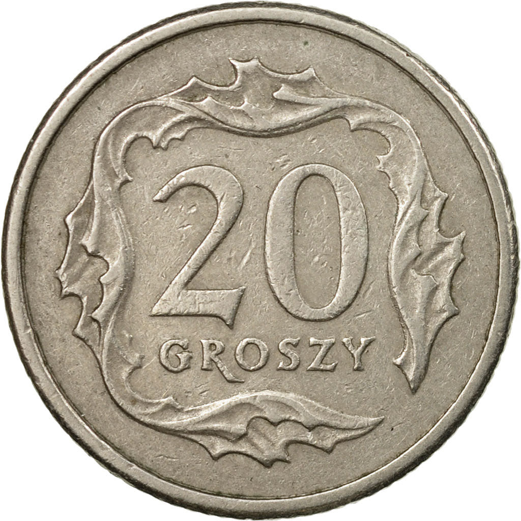 Münze, Polen, 20 Groszy, 1998, Warsaw, SS, Copper-nickel, KM:280