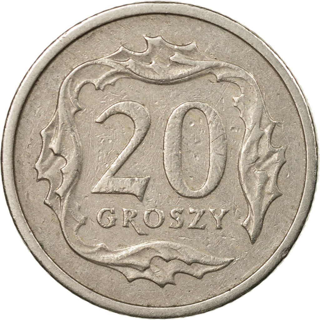 Monnaie, Pologne, 20 Groszy, 1992, Warsaw, TTB, Copper-nickel, KM:280