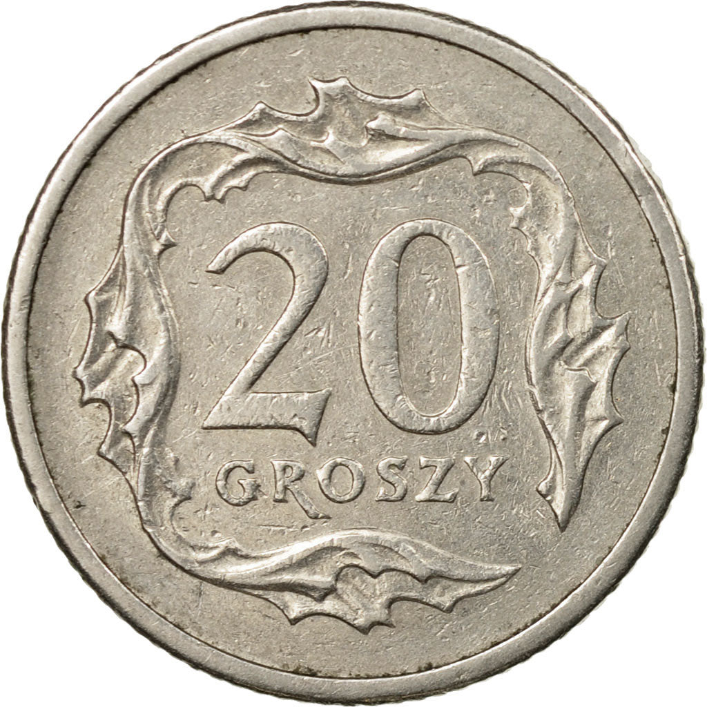 Monnaie, Pologne, 20 Groszy, 1996, Warsaw, TTB, Copper-nickel, KM:280