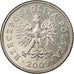 Coin, Poland, 20 Groszy, 2009, Warsaw, EF(40-45), Copper-nickel, KM:280
