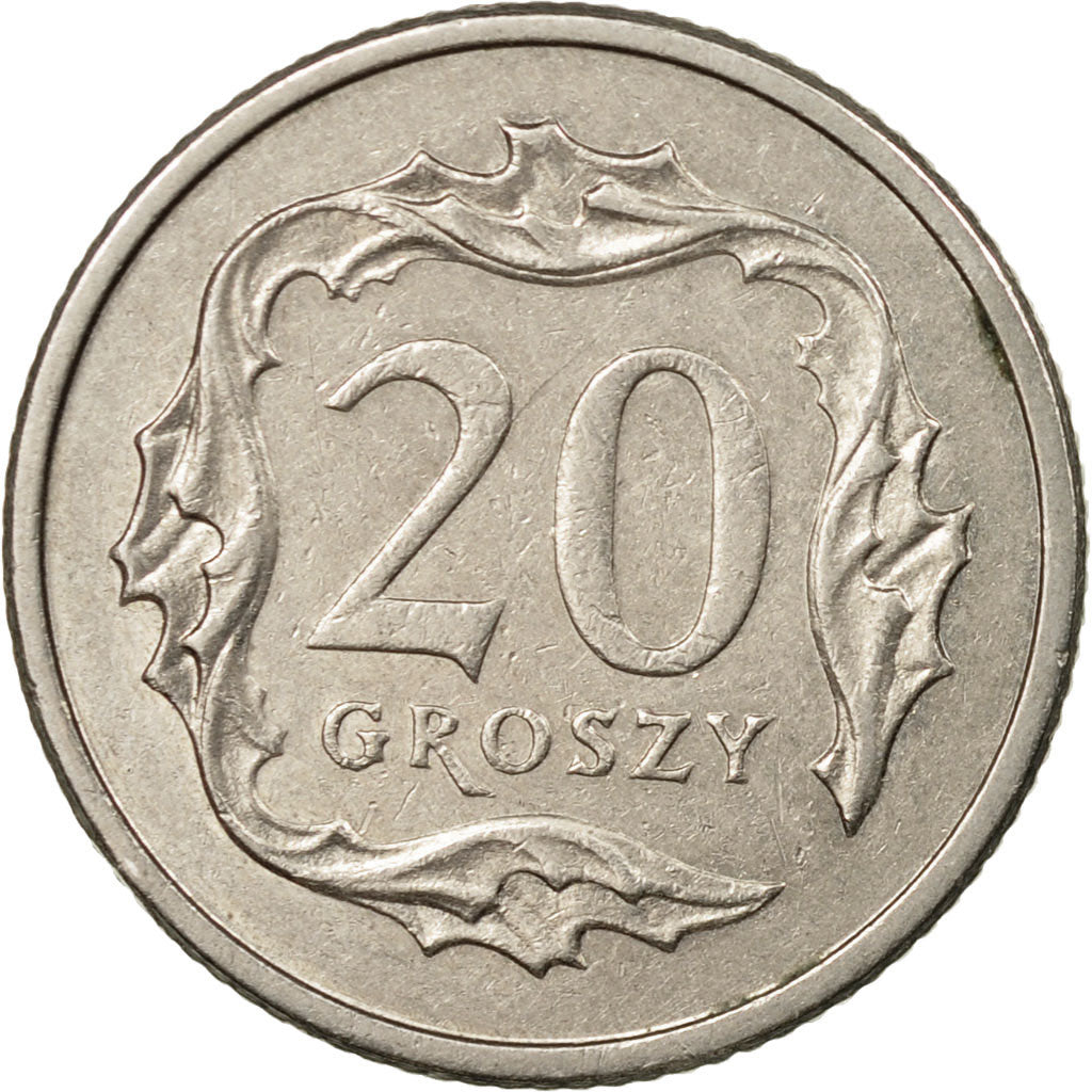 Münze, Polen, 20 Groszy, 2003, Warsaw, SS, Copper-nickel, KM:280