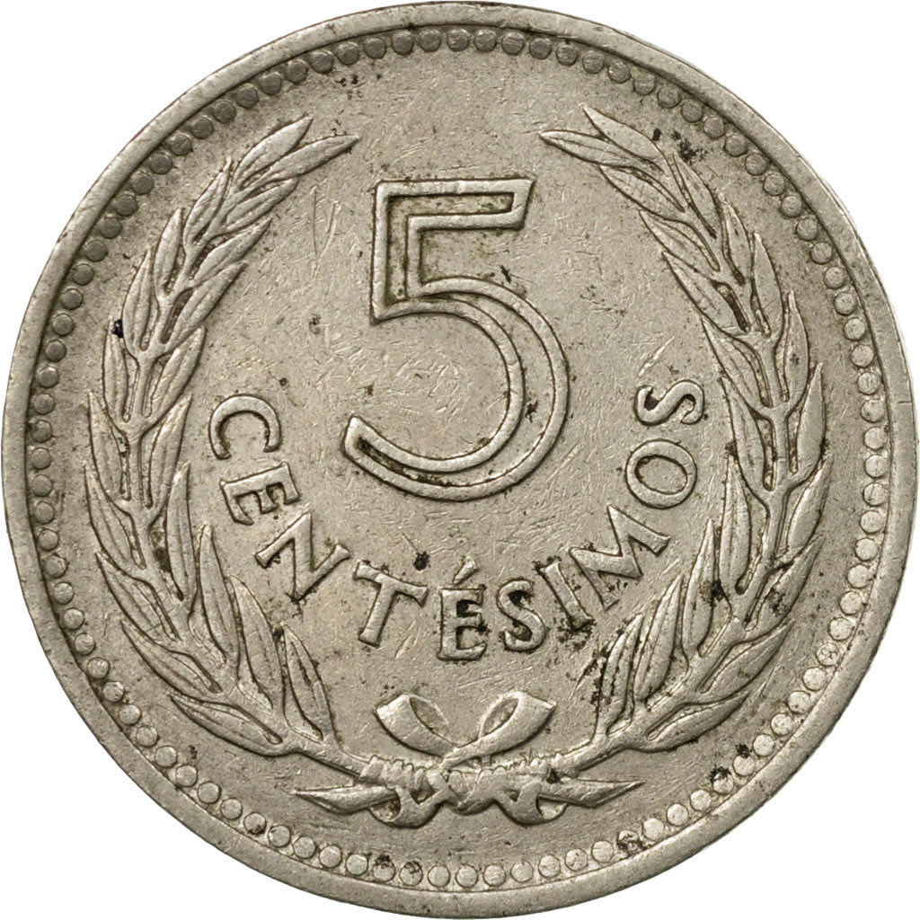 Coin, Uruguay, 5 Centesimos, 1953, EF(40-45), Copper-nickel, KM:34