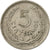 Moneda, Uruguay, 5 Centesimos, 1953, MBC, Cobre - níquel, KM:34