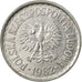Moneda, Polonia, Zloty, 1982, Warsaw, MBC, Aluminio, KM:49.1