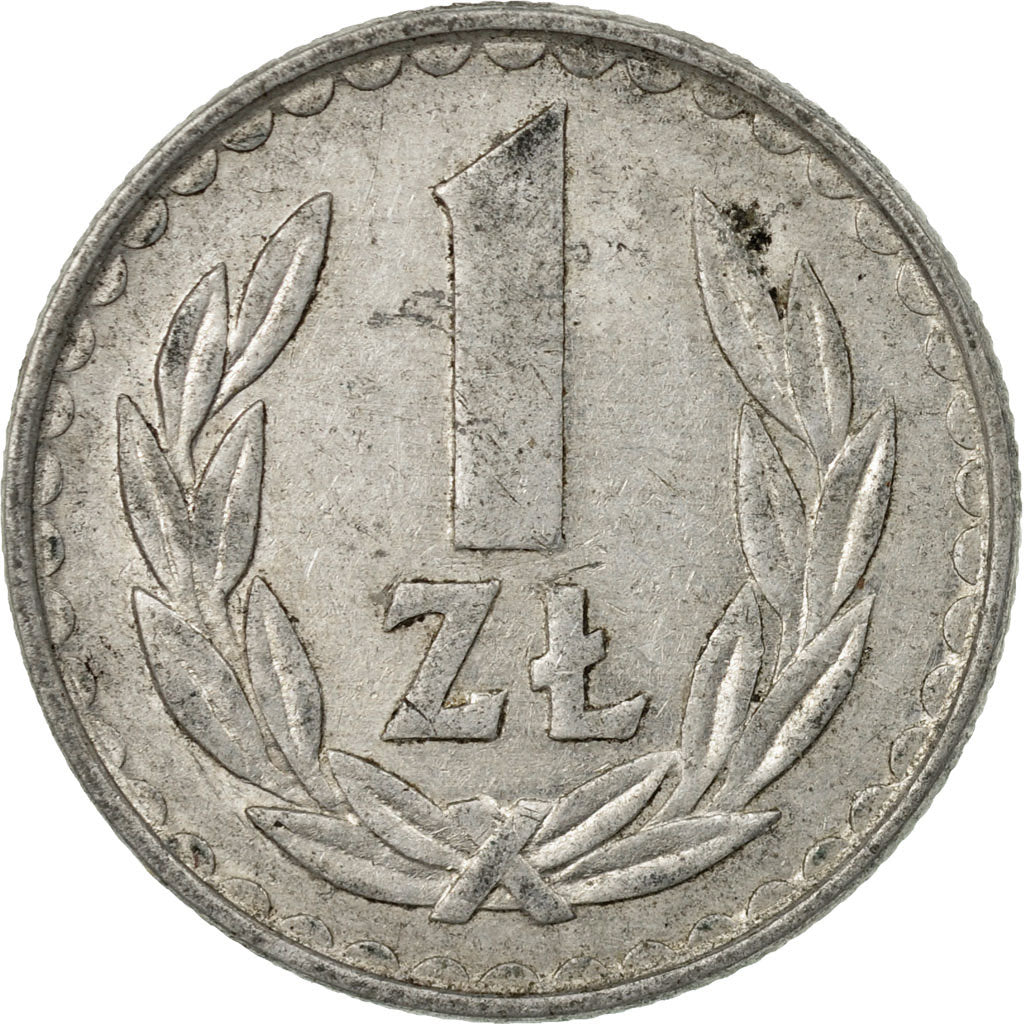 Moneta, Polska, Zloty, 1983, Warsaw, EF(40-45), Aluminium, KM:49.1