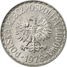 Moneta, Polska, Zloty, 1978, Warsaw, EF(40-45), Aluminium, KM:49.1