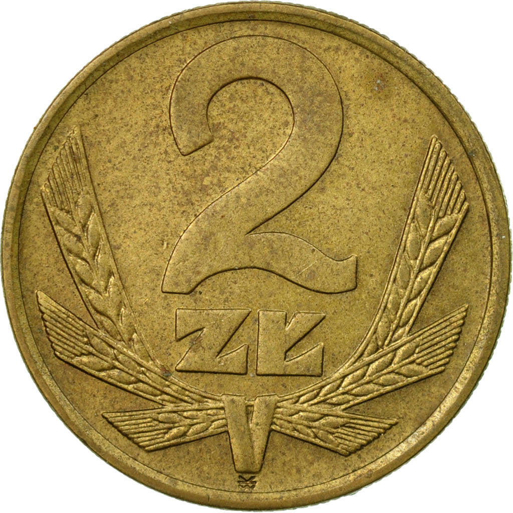 Monnaie, Pologne, 2 Zlote, 1977, Warsaw, TTB, Laiton, KM:80.1