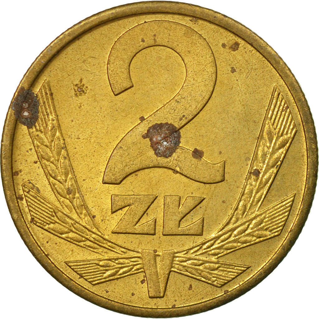 Moneta, Polonia, 2 Zlote, 1988, Warsaw, BB, Ottone, KM:80.2